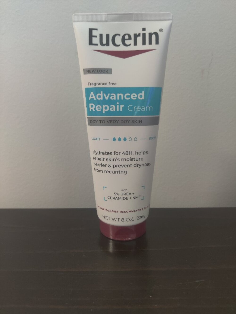 Eucerin Advanced Repair Cream Fragrance Free 8 oz